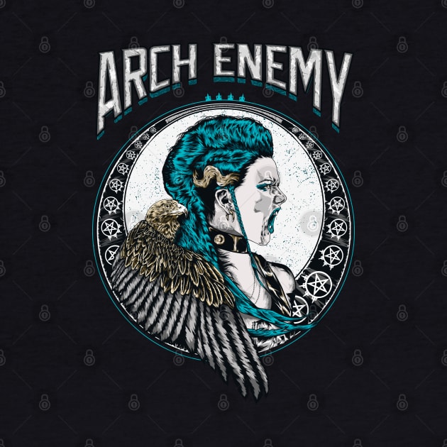 Arch enemy Illustration by jhony-caballero-store